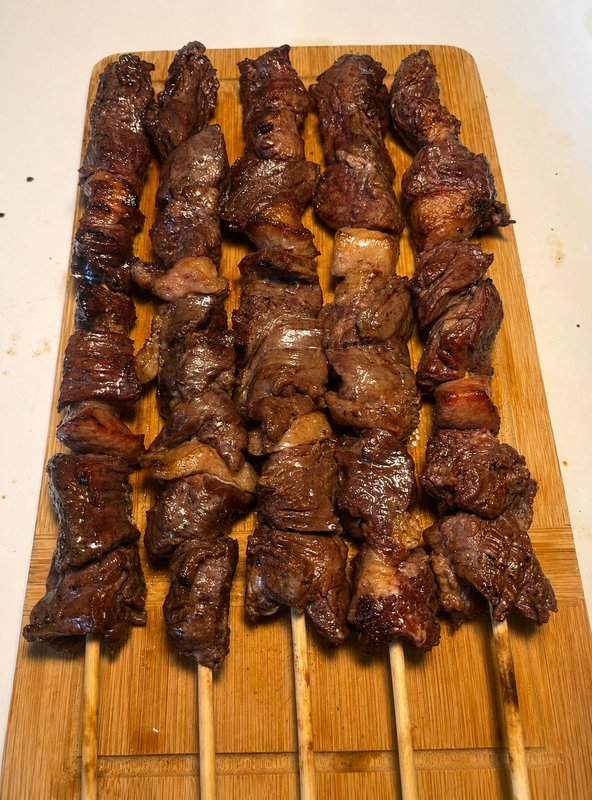 Espeto de Carne na Brasa
