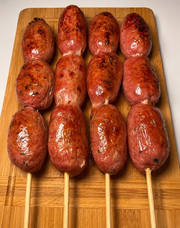 Salsichão na Brasa